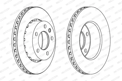 спирачен диск FERODO DDF188
