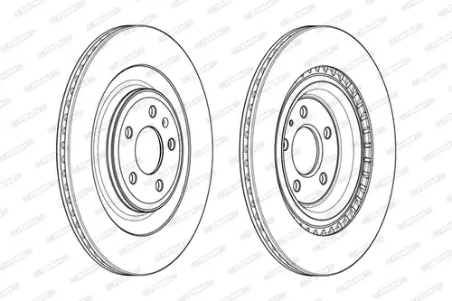 спирачен диск FERODO DDF1990C