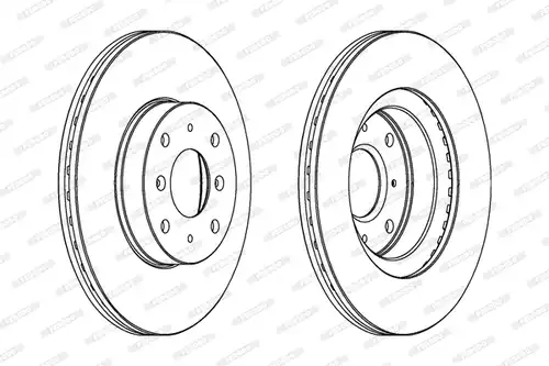 спирачен диск FERODO DDF201