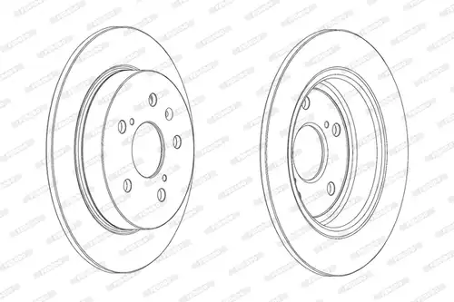 спирачен диск FERODO DDF2075C