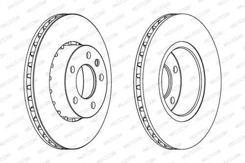 спирачен диск FERODO DDF217