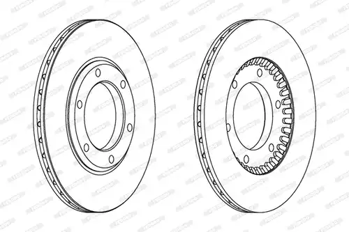 спирачен диск FERODO DDF218