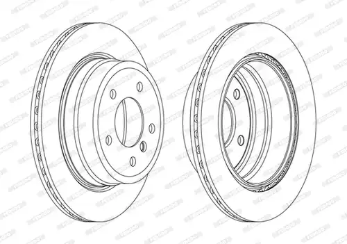спирачен диск FERODO DDF2198