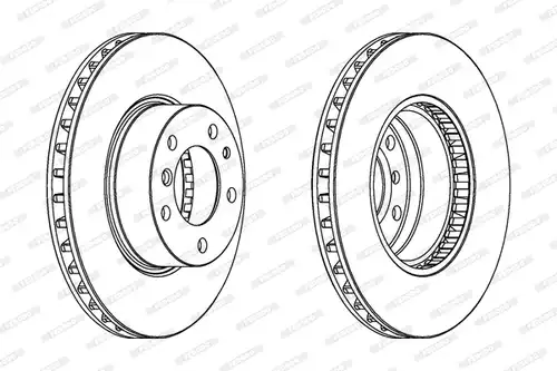 спирачен диск FERODO DDF222