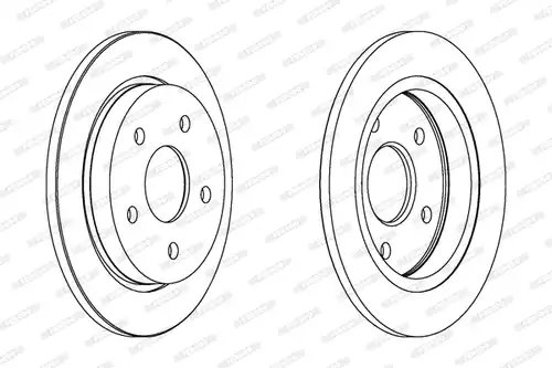 спирачен диск FERODO DDF232