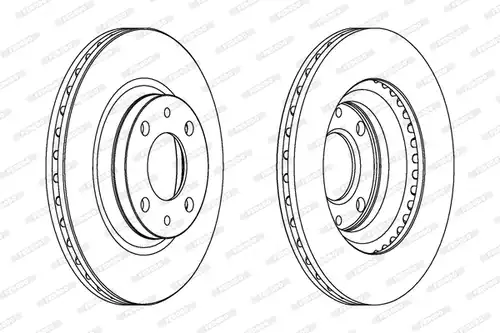 спирачен диск FERODO DDF236