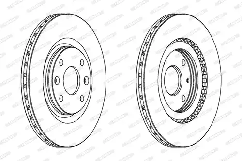 спирачен диск FERODO DDF251