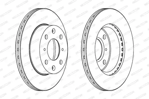 спирачен диск FERODO DDF289