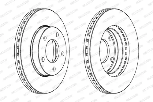 спирачен диск FERODO DDF292