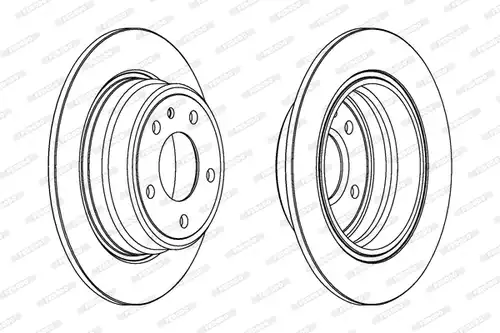 спирачен диск FERODO DDF326