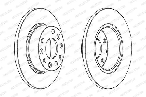 спирачен диск FERODO DDF353