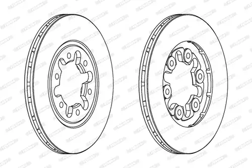 спирачен диск FERODO DDF357