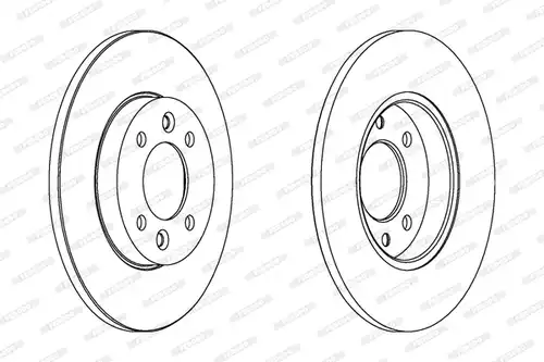 спирачен диск FERODO DDF361