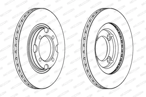спирачен диск FERODO DDF394