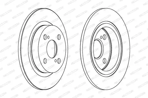спирачен диск FERODO DDF401