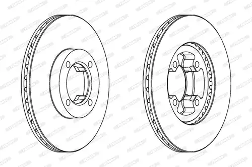 спирачен диск FERODO DDF415
