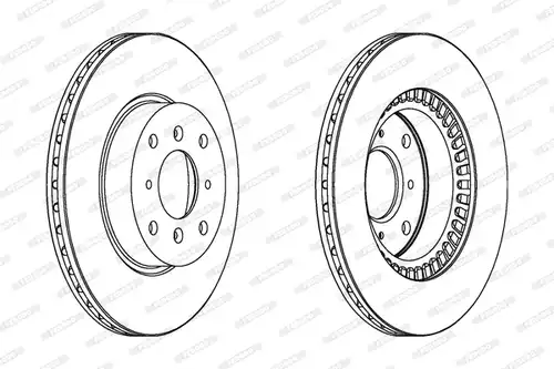 спирачен диск FERODO DDF453