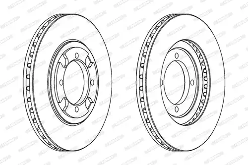 спирачен диск FERODO DDF472