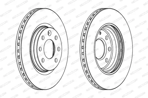 спирачен диск FERODO DDF510