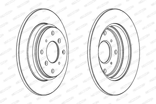 спирачен диск FERODO DDF512