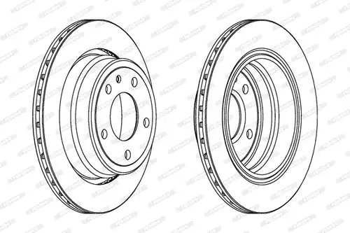 спирачен диск FERODO DDF520