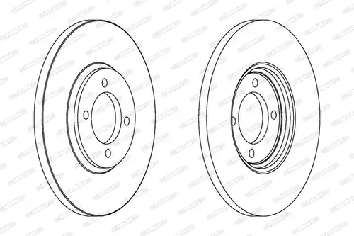 спирачен диск FERODO DDF529