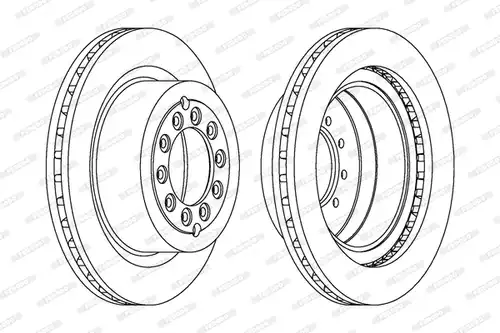 спирачен диск FERODO DDF569