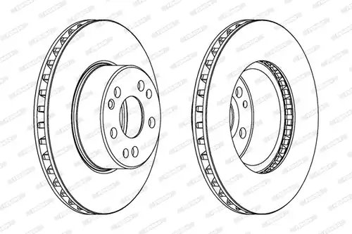 спирачен диск FERODO DDF613