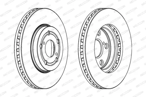 спирачен диск FERODO DDF621