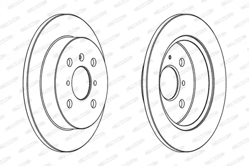спирачен диск FERODO DDF650