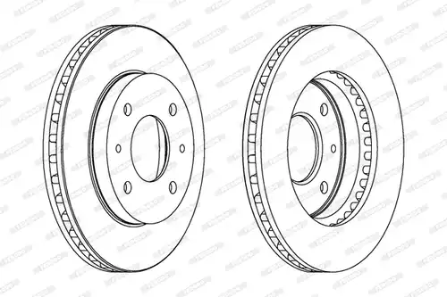 спирачен диск FERODO DDF658