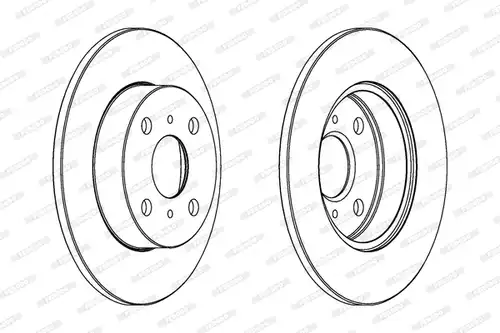 спирачен диск FERODO DDF670