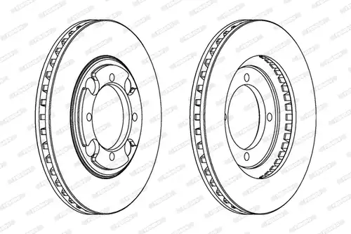 спирачен диск FERODO DDF691