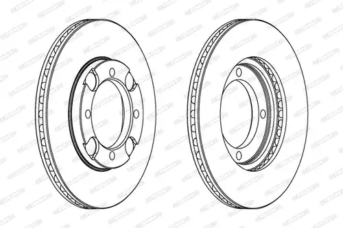 спирачен диск FERODO DDF692