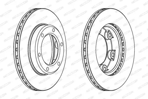 спирачен диск FERODO DDF701