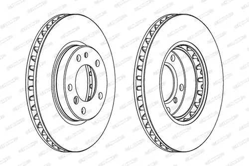 спирачен диск FERODO DDF712
