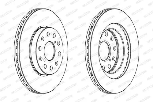 спирачен диск FERODO DDF749