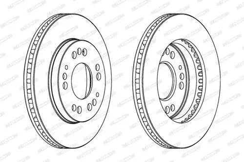 спирачен диск FERODO DDF761