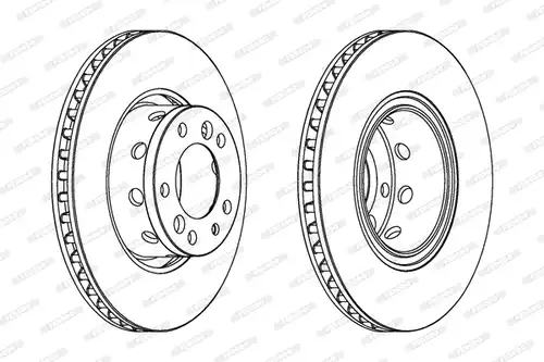 спирачен диск FERODO DDF771