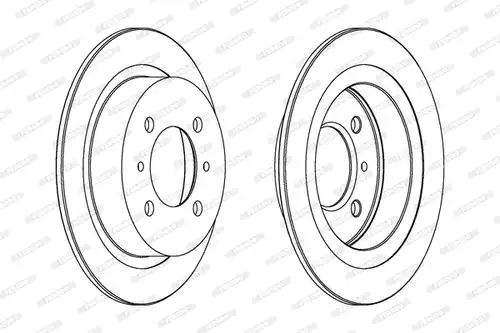 спирачен диск FERODO DDF790