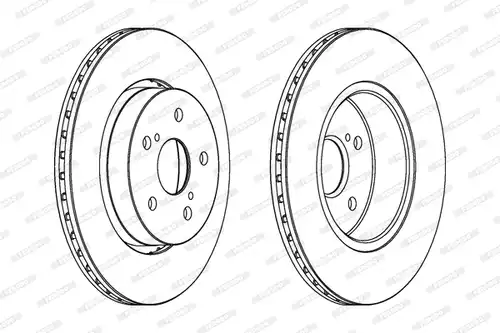 спирачен диск FERODO DDF793