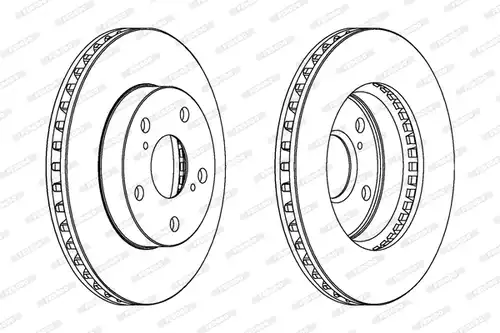 спирачен диск FERODO DDF806
