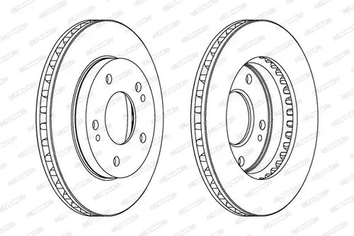спирачен диск FERODO DDF824