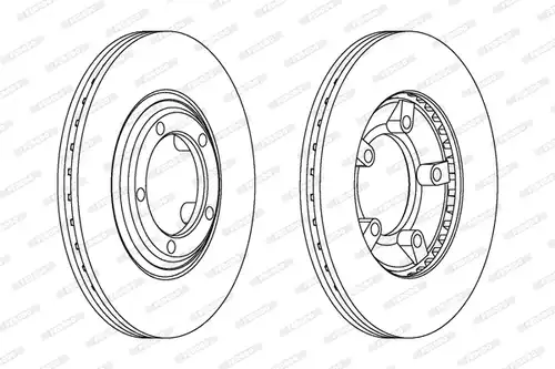 спирачен диск FERODO DDF826