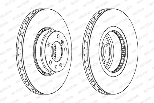 спирачен диск FERODO DDF832