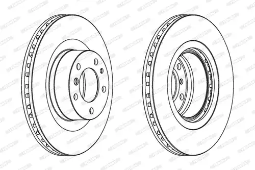 спирачен диск FERODO DDF833