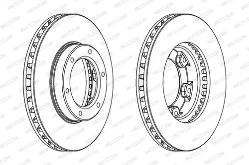 спирачен диск FERODO DDF882