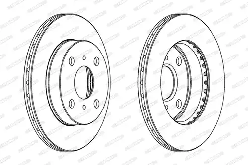 спирачен диск FERODO DDF948