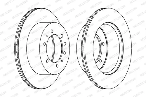спирачен диск FERODO DDF976