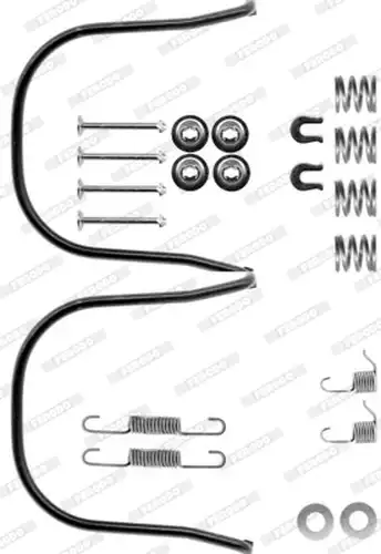 комплект принадлежности, спирани челюсти FERODO FBA112